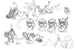 2016 all_fours anthro anus ass avian beak blush bottomwear breast_expansion breasts closed_eyes clothing eyewear female glasses gryphon hair human human_to_anthro karen_(redacted) mammal masturbation monochrome nipples open_mouth pussy shy simple_background sketch skirt species_transformation tail_growth tongue tongue_out torn_clothing transformation vaginal_masturbation vaginal_penetration watsup white_background wing_growth