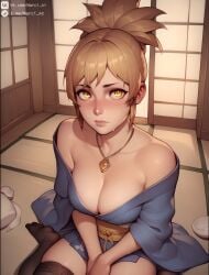 ai ai_generated animedrawing animegirl animemangagirl animestyle breasts dota dota2 dota2fanart dota2girls dota2heroes dotadragonsblood gamecharacter gamefanart marci marci_(dota) marci_ai painting photoshop