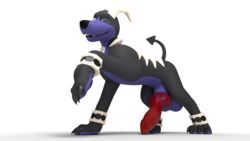 16:9 1boy 2019 3d alternate_color animal_genitalia animal_penis ass big_penis big_testicles canine canine_penis claws erection feet feral furry horns houndoom knot looking_at_viewer male male_only mammal nintendo nude original_character paws penis pokémon_(species) pokemon pokemon_gsc solo tail testicles ultrayanto video_games white_background