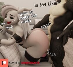 2_horns 3d_(artwork) anal_sex anus asriel_dreemurr asriel_dreemurr_(god_form) ass balls big_ass big_balls big_butt big_penis black_body black_fur black_marking butt_focus camseven couch digital_media_(artwork) fat_ass femboy fur furry gay genitals goat god_of_hyperdeath hair hi_res horn huge_ass inside male male_only mammal markings open_mouth pink_balls powerful_sub short_tail smile tail thick_thighs tiptoes undertale undertale_(series) wall_(structure) white_balls white_body white_eyes white_fur white_hair white_horn white_perineum white_tail wide_hips wolf