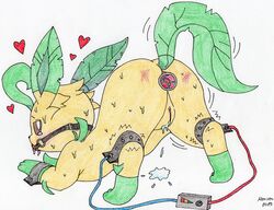 1girls 2019 anus ass ass_up blush bondage bound cables dripping drooling eeveelution electricity electrostimulation evil_anaunara feet female feral forced furry gag gagged gaping gaping_anus heart leafeon leather_strap looking_at_viewer mammal mensen nintendo nude orgasm pain paws pokemon pokemon_(species) pokemon_dppt presenting pussy pussy_juice raised_tail saliva sex_toy signature simple_background sketch solo spank_marks spread_anus spreading submissive_female sweat tears torture video_games white_background zoophilia