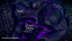 1boy 1girls 3d abs alien alien_girl animated barefoot breasts extreme_french_kiss feet female huge_breasts kissing long_tongue male male/female marvel marvel_comics muscular muscular_female muscular_male no_sound nude open_mouth penis pussy sex she-venom shorter_than_10_seconds spider-man_(series) straight symbiote teeth text thick_thighs tongue tongue_out twitchyanimation vaginal_penetration venom venom_(marvel) video watermark wide_hips