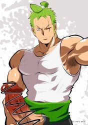 roronoa zoro from one piece by logan sato