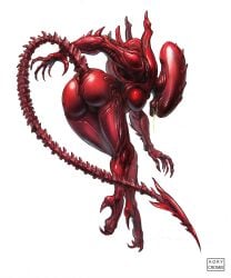 female xenomorph from alien (franchise) by kory cromie