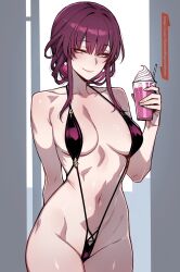 ai ai_assisted ai_generated anime beauty bikini female honkai:_star_rail kafka_(honkai:_star_rail) rule_34 solo uncensored upper upper_body
