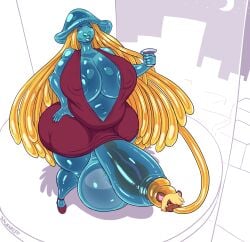 absurd_res animal_humanoid anthro ass big_butt big_penis blush bondage bound breasts clothed clothing cnidarian cnidarian_humanoid cock_vore cocktail_glass container cup deeper_club drinking_glass duo footwear genitals glass glass_container glass_cup gynomorph hi_res high_heels huge_butt huge_cock humanoid hyper hyper_butt hyper_genitalia hyper_penis intersex intersex/male jellyfish jellyfish_humanoid kalahari_(morphide) kalnareff lips macro male mammal marine marine_humanoid medusozoan medusozoan_humanoid melo_(kalnareff) mouse murid murine nipples nude oral overweight penile penis rodent shoes tentacle thick_lips thick_thighs translucent vore