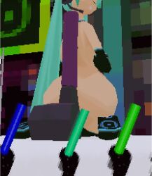 3d animated ass ass_focus ass_shake assjob audience back close-up dildo glowsticks hatsune_miku horsecock jimseh2838 loop low-angle_view low_poly naked notsawl solo_female tagme video