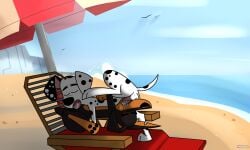 101_dalmatian_street 101_dalmatians canid canine canis cunnilingus dalmatian disney dobermann domestic_dog duo dylan_(101_dalmatians) female feral foxretro genitals hi_res licking male male/female mammal oral penile penis penis_lick pinscher rule_63 sex sex_on_the_beach spike_(101_dalmatians) tongue vaginal_penetration