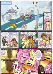 2017 absurd_res anibaruthecat animal_genitalia animal_penis ass balls blush closed_eyes comic cutie_mark dialogue dumb-bell_(mlp) english_text equid equine equine_penis erection feathered_wings feathers female feral filly fluttershy_(mlp) flying forced friendship_is_magic green_hair group group_sex hair half-closed_eyes hi_res hoops_(mlp) hooves horsecock male male_penetrating mammal multicolored_hair my_little_pony nude open_mouth oral penetration penis pterippus pussy rape sex straight sweat tears text two_tone_hair vaginal_penetration wings young