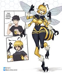 2025 bee bee_girl breast_expansion breast_growth gender_transformation insect_girl layru monster_girl mtf_transformation tagme transformation