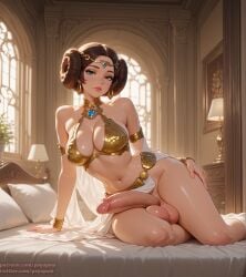 princess leia organa from disney by psyopsai