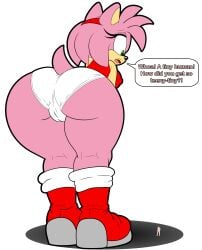 amy rose from sega by myicrolewdz
