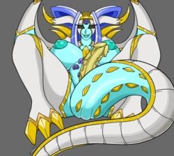 belly big_breasts big_penis blue_hair blue_skin breasts canastus claws cracked_dragon_ball deity dickgirl dragon dragon_ball dragon_ball_gt dragon_futa evil_dragon fangs feet hair horn intersex lipstick liu_xing_long long_hair long_tail looking_at_viewer makeup navel nipples nude oceanus_shenron omega_oceanus_shenron_(canastus) on_ground penis scales shadow_dragon simple_background smile spiked_penis spikes super_liu_xing_long_(canastus) vein white_hair wide_hips wings