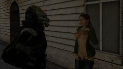breasts bribe citizen_(half-life_2) combine_(half-life_series) female flashing half-life half-life_(series) half-life_2 metropolice pussy stripping