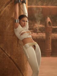 chained_up drdabblur padme_amidala star_wars tied_up