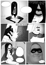 bob_parr comic comic_page disney female mangamaster meme mr._incredible pixar the_incredibles violet_parr