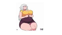 animated belly belly_expansion belly_hold belly_inflation belly_rubbing cloth_ripping clothing clothing_rip dr-worm eating lewdlemage milf milfs no_sound older_female overeating overweight overweight_female stuffed_belly tagme tight_clothing tight_fit tights video