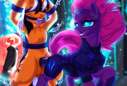 2019 ass balls bondage cum cum_in_pussy cum_in_uterus cum_inside equid equine female fur kiliankuro male mammal my_little_pony my_little_pony_the_movie nude open_mouth penis smile tempest_shadow_(mlp) x-ray