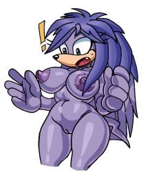! anthro archie_comics areolae big_breasts breasts cleft_of_venus echidna edited_art eyelashes female furry gala-na mobian mobian_(species) mobian_echidna nipples nude_female oerba_yun_fang open_mouth pussy sega sonic_(series) sonic_the_hedgehog_(archie) sonic_the_hedgehog_(comics) sonic_the_hedgehog_(series) sweat tail third-party_edit voideyedpanda white_background