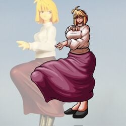 1futa arcueid_brunestud big_penis big_testicles blonde_futa bottom_heavy breasts dick dickgirl erect_penis erection erection_under_clothes fat_cock futa_only futanari hard_on huge_balls huge_breasts huge_cock jeidan_limorty large_breasts large_penis melty_blood_arcueid_figure_(meme) meme penis penis_under_clothes reference_image thick_penis tsukihime