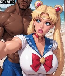 sailor moon from bishoujo senshi sailor moon by rexater