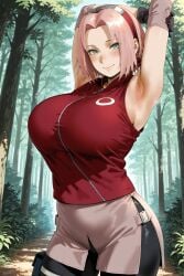 sakura haruno from naruto by robosusensei