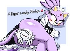 blaze the cat from sonic (series) by sinnerspatz