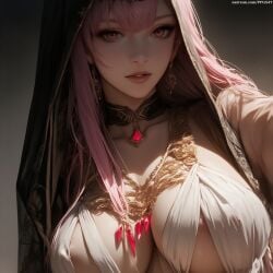 mori calliope from hololive by pujopg