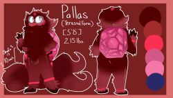 2025 absurd_res anthro ass balls colored digital_drawing_(artwork) digital_media_(artwork) english_text fur gem generation_9_pokemon genitals glistening glistening_eyes gold_(metal) hair hi_res legendary_pokemon male model_sheet nintendo nude pallas_(terapagos) penis pokemon pokemon_(species) ruby_(gem) solo tagme tail terapagos terapagos_(terastal_form) text zizidoodles
