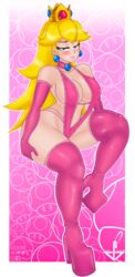 princess peach from mario (series) by artrazor