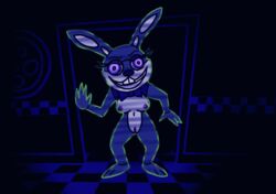 animated breasts five_nights_at_freddy's five_nights_at_freddy's:_help_wanted gif glitchtrap nipples pussy pussy_juice rule_63 solo video_games vrabbit