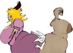 areolae artist_request ass big_ass big_breasts breasts coronation_day_(creepypasta) death_by_snoo_snoo house_of_horrorbrews huge_ass huge_breasts mario_(series) nipples pillar_chase_2 poorly_tagged princess_peach princess_peach_(coronation_day) roblox roblox_game rosemary_(pillar_chase_2) side_view source_request squashing squishing_ass tagme