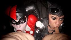 16:9 2boys 2girls 3d abs absurd_res alternate_version_available batman_(series) big_penis black_hair blowjob blue_eyes brown_eyes catwoman catwoman_(injustice) clothed_female clothed_female_nude_male clothing dc dc_comics deepthroat dick domino_mask duo_female duo_focus erection fellatio female female_focus foursome goggles harley_quinn harley_quinn_(classic) harley_quinn_(injustice) harley_quinn_(series) injustice_2 kneeling kneeling_female kneeling_oral_position large_penis light-skinned_female light-skinned_male lips lipstick looking_at_viewer makeup male mask masked masked_female multiple_boys multiple_girls multiple_males night nude nude_male on_knees oral oral_sex outercourse partial_male penis penis_in_mouth pov questionable_consent red_lipstick selina_kyle smile straight straight_sex sucking sucking_penis syclops tan_body tan_skin villain villainess