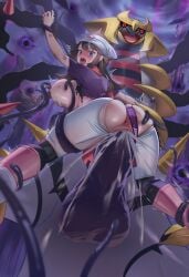 1boy 1girls ai_generated angry anus ass bad_end big_breasts breast_squeeze breasts brown_hair clothing crying cum cum_explosion cum_in_pussy cum_inside cum_overflow cumdump deep_skin defeated dirty distortion_world female female/male femsub generation_4_pokemon giratina groping groping_ass groping_breasts huge_ass huge_cock huge_testicles interspecies it'll_never_fit jaiden jaiden_animations jaidenanimations large_breasts large_insertion legendary_pokemon lifting_person looking_back looking_down male maledom midair nintendo nipple_tweak nipples pants penis pokemon pokemon_dppt pokephilia purple_thong pussy rape restrained ripped_clothing roaring scared screaming size_difference skin_tight tearing_clothes tentacle testicles thick_thighs thong tongue_out torn_clothes turning_head wide_hips worried youtube youtuber