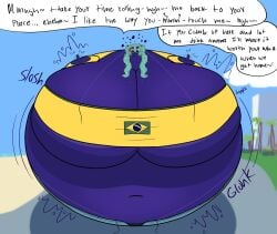 asking_for_help asking_for_more asking_viewer blueberry_inflation body_inflation brazilian_miku holding_back_moans lasagnainfl sunken_head sunken_limbs