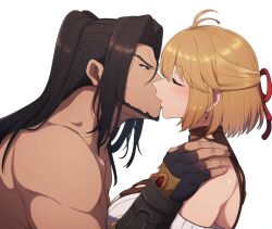 ai_generated brother_and_sister dunban_(xenoblade) fiora_(xenoblade) incest kissing