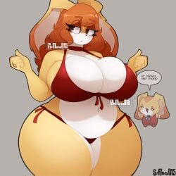 big_ass big_breasts cream_the_rabbit milf sonic_(series) sonic_the_hedgehog_(series) srnava text vanilla_the_rabbit wide_hips