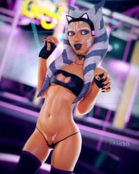 1girls 2024 3d abs accurate_art_style ahsoka_tano airress3d_(3d-modeller) alien alien_girl alien_humanoid animal_ears athletic athletic_female blender blue_eyes breasts cat_costume cat_ears cat_ears_hairband cleavage clone_wars costume face_markings facial_markings female female_focus female_only hi_res highres legwear lekku lekku_(anatomy) lucasfilm lydaz medium_breasts orange_body orange_skin outfit panties petite pose posing presenting skinny small_breasts smile smiling solo solo_focus standing star_wars stockings the_clone_wars:_season_seven thighhighs thong thong_panties togruta toned toned_female underboob underwear watermark