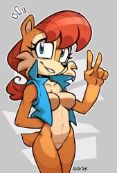 sally acorn from archie comics by rogone2