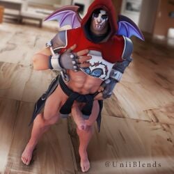 foreskin gay heartbreaker_reaper nude_male overwatch overwatch_2 reaper