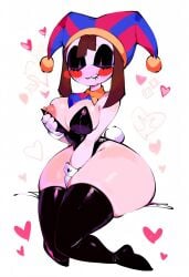 ai_generated bunnysuit civitai fat_ass masturbation nipple_fetish nipple_masturbation nipple_play pomni_(the_amazing_digital_circus) rubbing_pussy tagme the_amazing_digital_circus thick_thighs thighhighs usa37107692_(style)