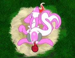 anthro ass asshole cum cum_in_pussy cum_inside cumdump dragon_girl female filled_ass furry furry_female pussy stuffed wolf wolf_girl