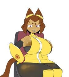 1girls 2d 2d_(artwork) 2d_artwork anthro areola areola_slip artist_request ass big_breasts bitch digital_drawing_(artwork) digital_media_(artwork) female_only gameoverse huge_breasts hyper hyper_breasts kit_(gameoverse) mommy nipples simple_background source_request stainforeverart tagme