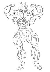 abs biceps big_muscles breasts female large_muscles muscles muscular muscular_arms muscular_female muscular_legs muscular_thighs pecs rssam000