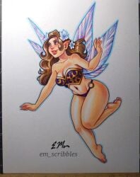 1female 1girls 2024 ass big_ass big_breasts big_thighs bottom_heavy bra breasts brown_hair cleavage curvy curvy_body curvy_female curvy_figure em_scribbles fair-skinned_female fairy fairy_wings female female_focus female_only flower flower_in_hair flowers flying freckles jpeg lipstick long_hair marker marker_(artwork) pinup pinup_girls purple_wings signature solo solo_female tagme thick_ass thick_thighs thighs traditional_media_(artwork) voluptuous voluptuous_female wings