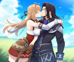 ai_generated brother_and_sister dunban_(xenoblade) fiora_(xenoblade) incest kissing