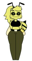 2d 2d_(artwork) bee bee_girl bra bweeswees_bizznip colorbox_(mustard) incredibox_mod insect_girl insect_wings insects mr.dumpy original thick_thighs