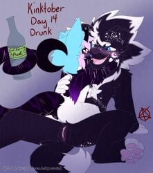 absurd_res anthro anus canid canine canis domestic_cat domestic_dog dragon drunk drunk_sex duo felid feline felis female foreplay freak_magic1369 genitals hi_res hybrid intersex intersex/female kinktober kinktober_2024 livestock_guardian_dog magic_(freak_magic1369) male male/female mammal midnight_(freak_magic1369) molosser mountain_dog mythological_creature mythological_scalie mythology on_lap pastoral_dog pussy reptile_tail scalie sitting_on_lap spread_pussy spreading substance_intoxication tibetan_mountain_dog wings wings_folded