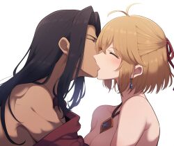 ai_generated brother_and_sister dunban_(xenoblade) fiora_(xenoblade) incest kissing