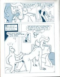 clothing comic glunderende_gluurder oral_sex suske suske_en_wiske tagme translation_request wiske